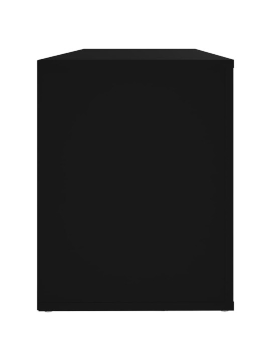 Botník černý 100x35x45 cm kompozitní dřevo