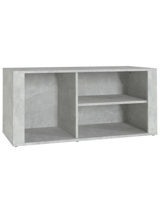 Botník betonově šedý 100x35x45 cm kompozitní dřevo