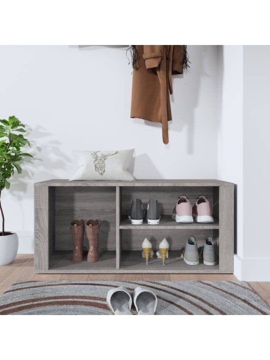 Botník šedý sonoma 100x35x45 cm kompozitní dřevo
