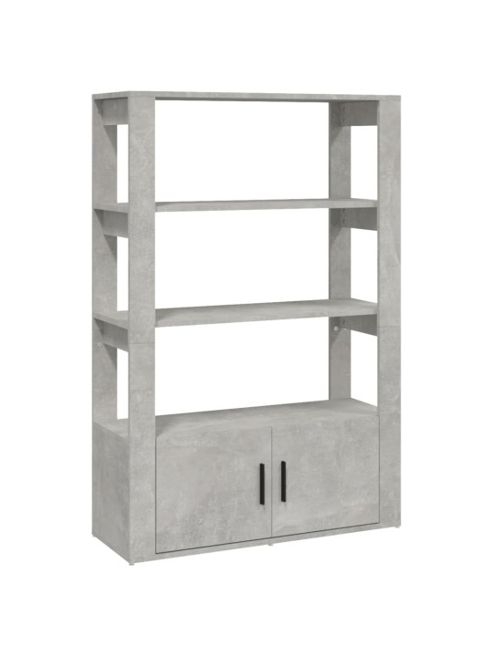 Příborník betonově šedý 80x30x119,5 cm kompozitní dřevo
