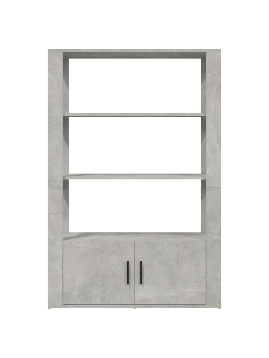 Příborník betonově šedý 80x30x119,5 cm kompozitní dřevo