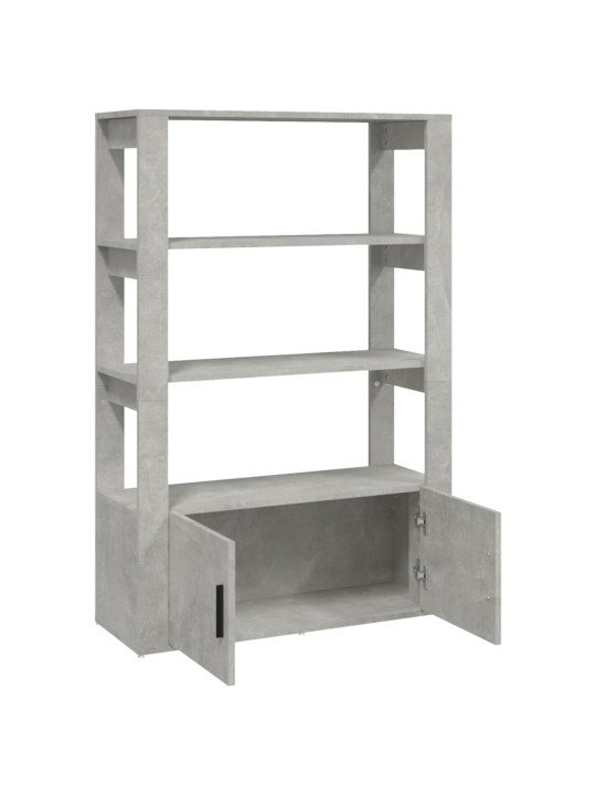 Příborník betonově šedý 80x30x119,5 cm kompozitní dřevo