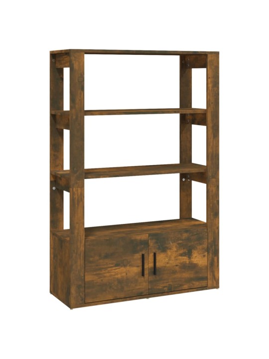 Příborník kouřový dub 80x30x119,5 cm kompozitní dřevo