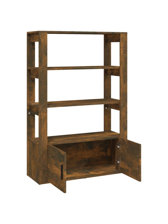 Příborník kouřový dub 80x30x119,5 cm kompozitní dřevo