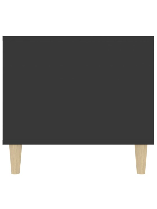 Konferenční stolek černý 90 x 49 x 45 cm kompozitní dřevo