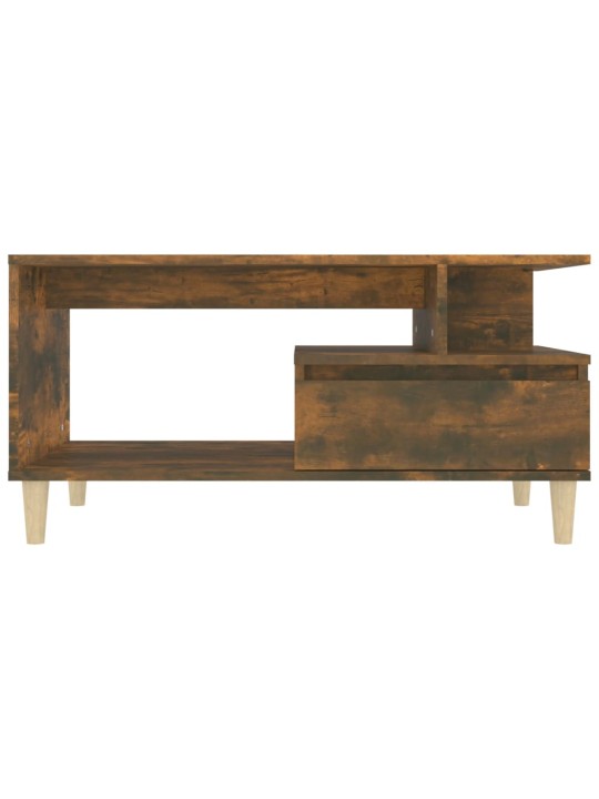 Konferenční stolek kouřový dub 90x49x45 cm kompozitní dřevo