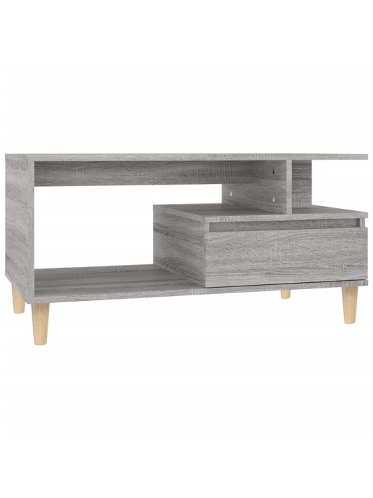 Konferenční stolek šedý sonoma 90 x 49 x 45 cm kompozitní dřevo
