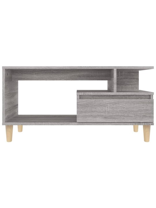 Konferenční stolek šedý sonoma 90 x 49 x 45 cm kompozitní dřevo