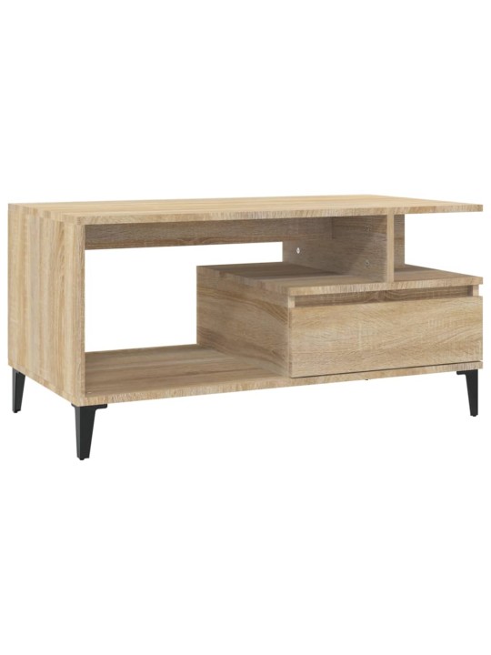 Konferenční stolek dub sonoma 90x49x45 cm kompozitní dřevo