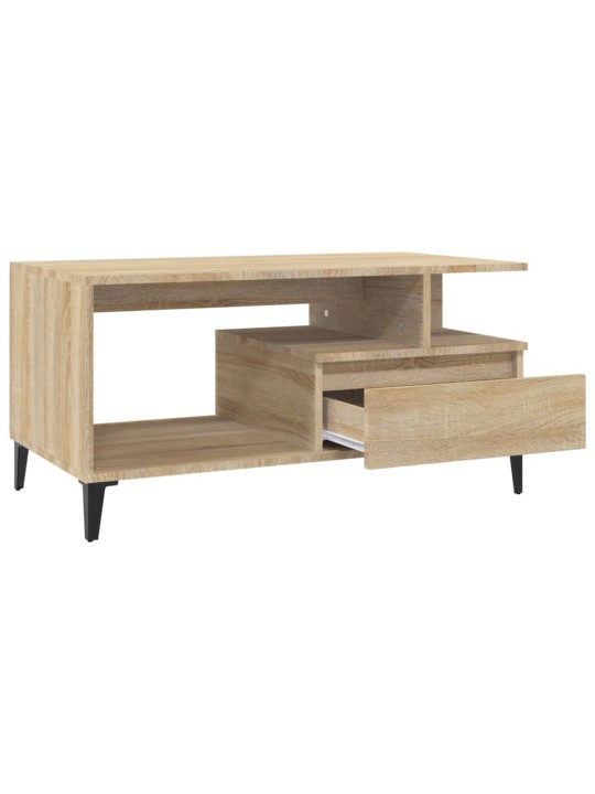 Konferenční stolek dub sonoma 90x49x45 cm kompozitní dřevo