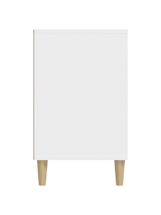 Botník bílý 102x36x60 cm kompozitní dřevo
