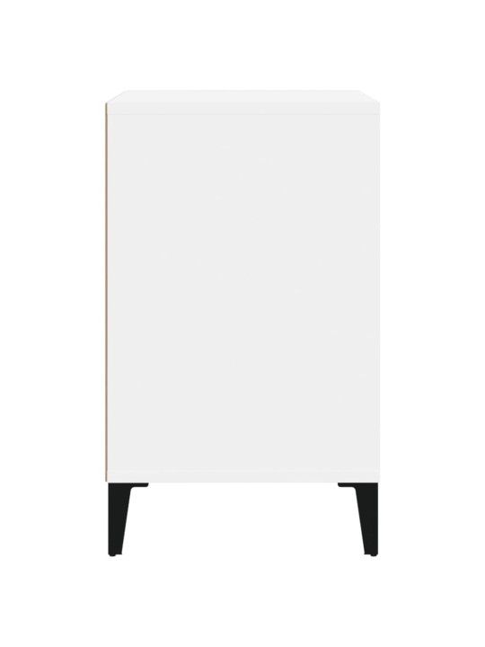 Botník bílý 102x36x60 cm kompozitní dřevo