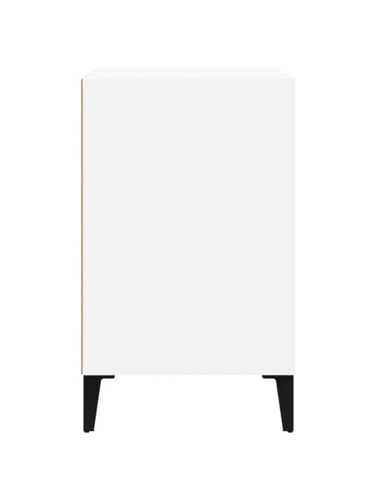 Botník bílý s vysokým leskem 102x36x60 cm kompozitní dřevo