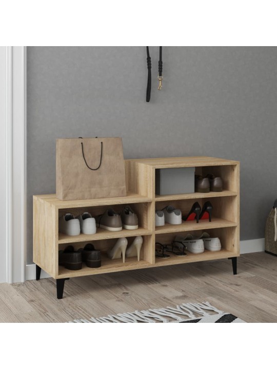 Botník dub sonoma 102 x 36 x 60 cm kompozitní dřevo