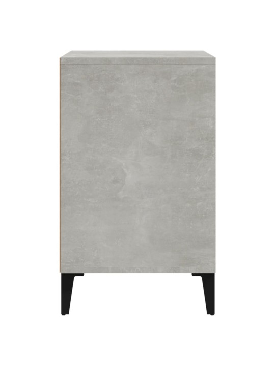 Botník betonově šedý 102x36x60 cm kompozitní dřevo