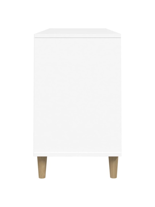 Botník bílý 102x36x60 cm kompozitní dřevo