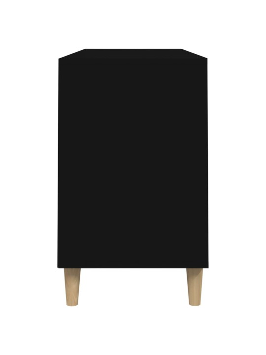 Botník černý 102x36x60 cm kompozitní dřevo