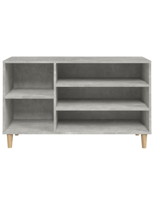 Botník betonově šedý 102x36x60 cm kompozitní dřevo