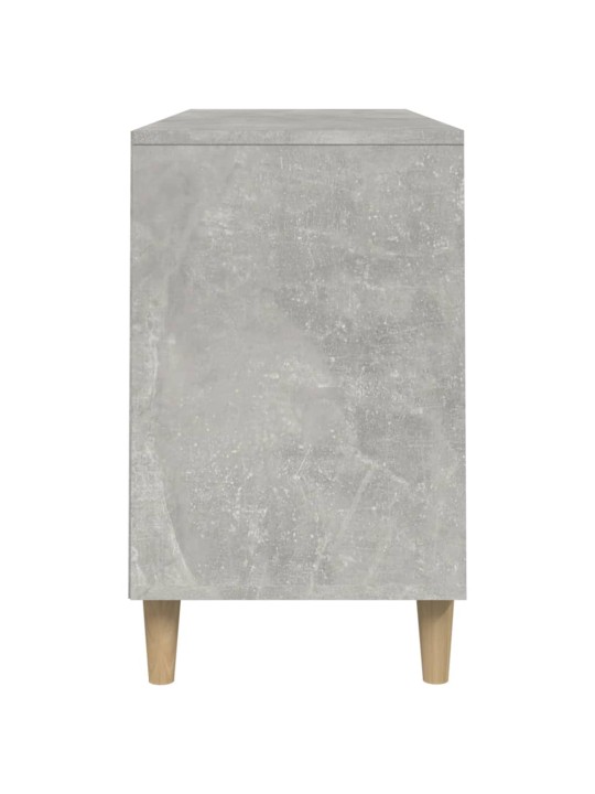Botník betonově šedý 102x36x60 cm kompozitní dřevo