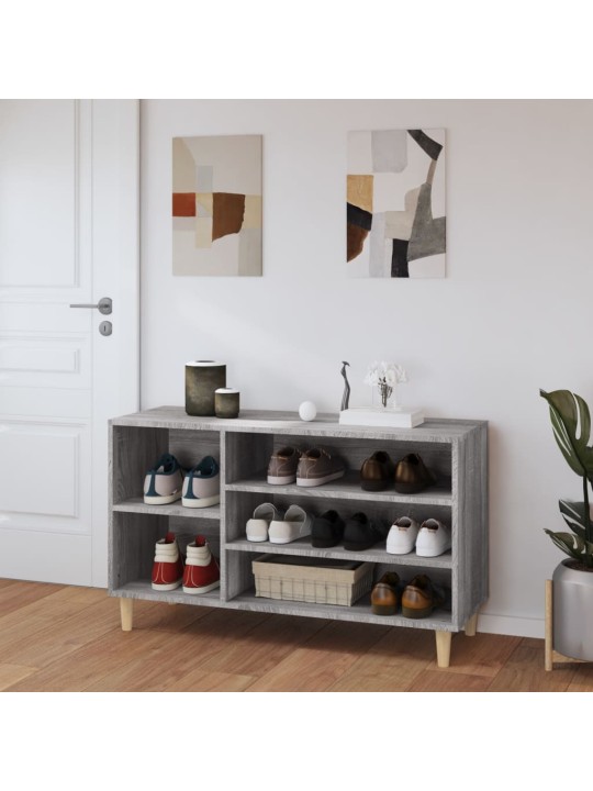 Botník šedý sonoma 102x36x60 cm kompozitní dřevo