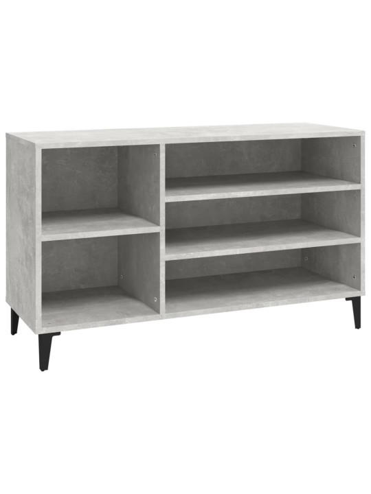 Botník betonově šedý 102x36x60 cm kompozitní dřevo