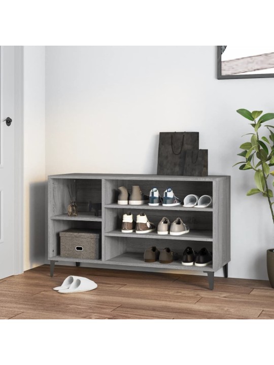 Botník šedý sonoma 102x36x60 cm kompozitní dřevo
