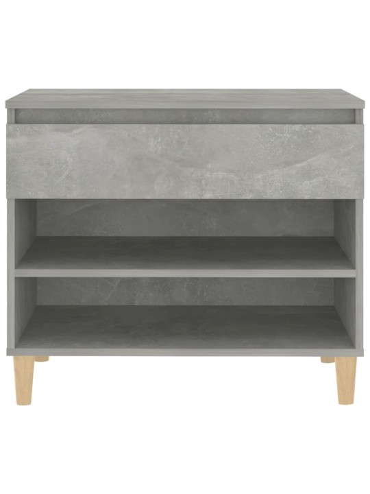 Botník betonově šedý 70x36x60 cm kompozitní dřevo