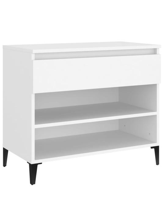 Botník bílý 70 x 36 x 60 cm kompozitní dřevo