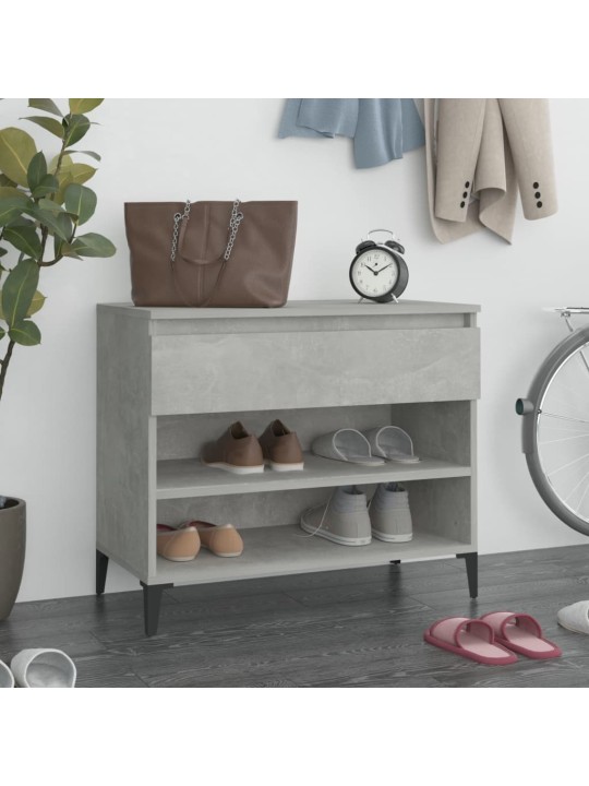 Botník betonově šedý 70x36x60 cm kompozitní dřevo