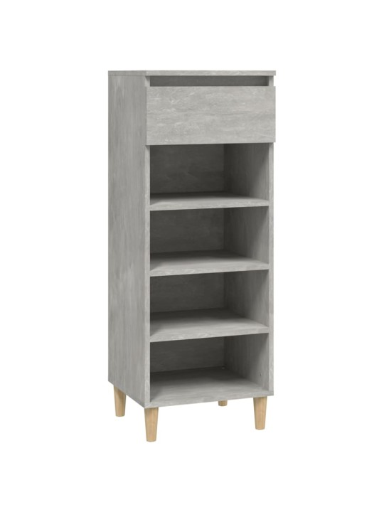 Botník betonově šedý 40x36x105 cm kompozitní dřevo