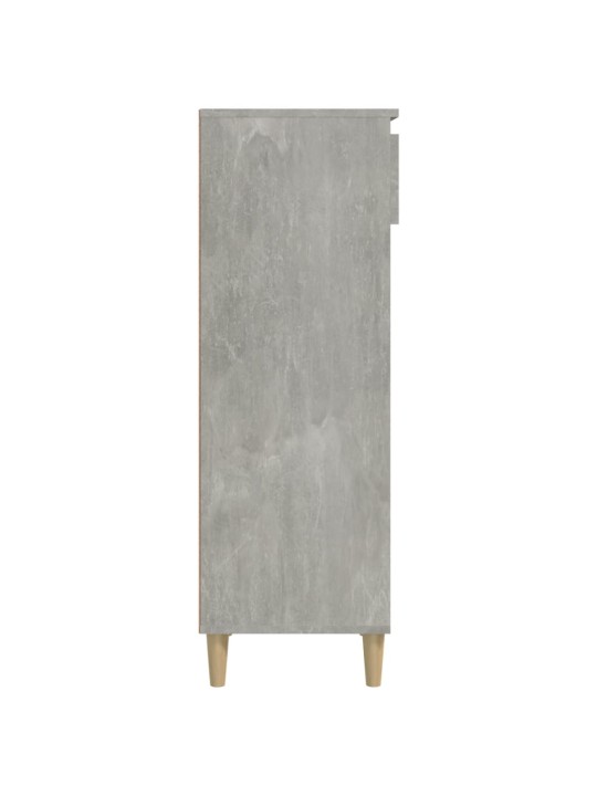 Botník betonově šedý 40x36x105 cm kompozitní dřevo