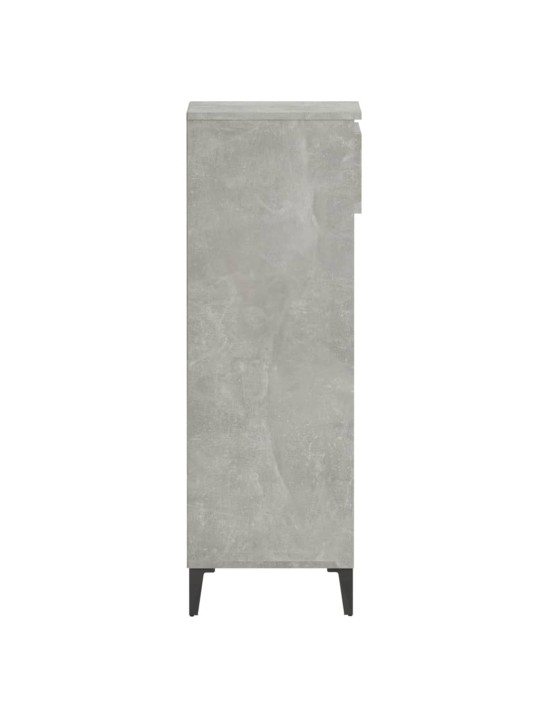 Botník betonově šedý 40x36x105 cm kompozitní dřevo