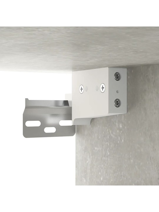 Nástěnný botník betonově šedý 70 x 35 x 38 cm kompozitní dřevo