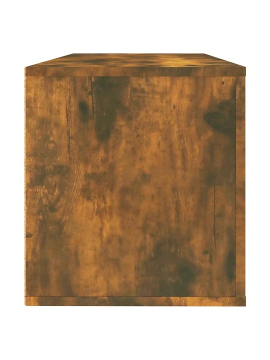 Nástěnný botník kouřový dub 100 x 35 x 38 cm kompozitní dřevo
