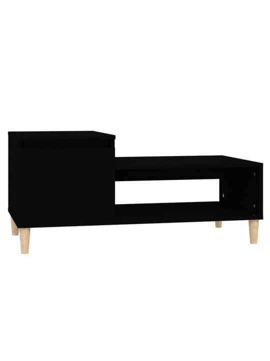 Konferenční stolek černý 100x50x45 cm kompozitní dřevo