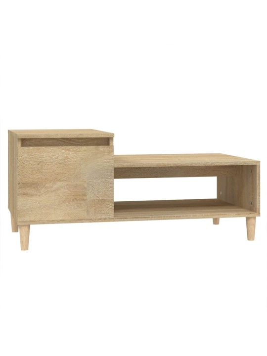 Konferenční stolek dub sonoma 100 x 50 x 45 cm kompozitní dřevo
