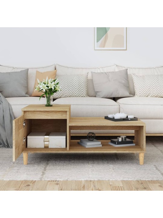 Konferenční stolek dub sonoma 100 x 50 x 45 cm kompozitní dřevo