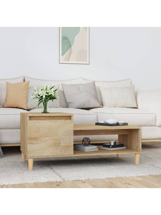 Konferenční stolek dub sonoma 100 x 50 x 45 cm kompozitní dřevo