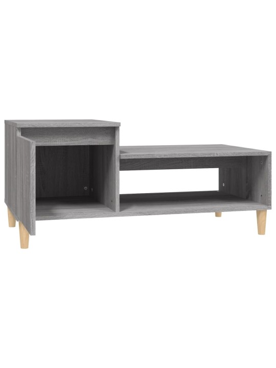 Konferenční stolek šedý sonoma 100x50x45 cm kompozitní dřevo