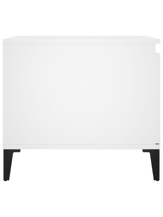 Konferenční stolek bílý 100 x 50 x 45 cm kompozitní dřevo