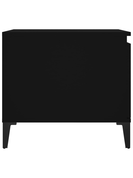 Konferenční stolek černý 100x50x45 cm kompozitní dřevo
