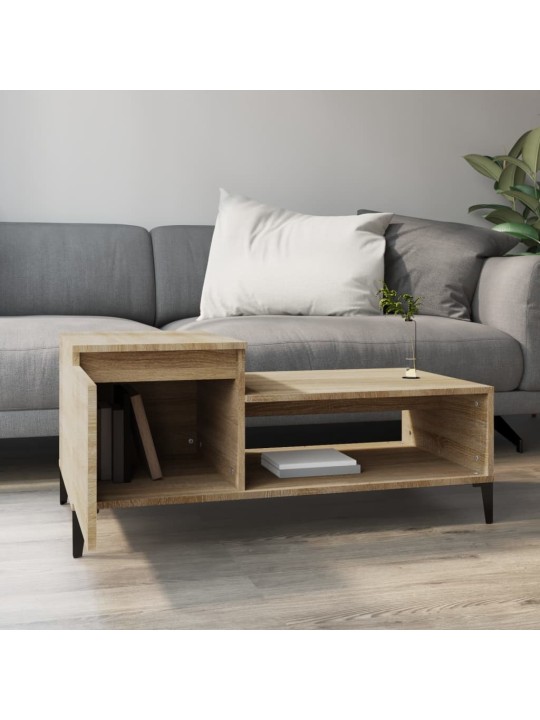 Konferenční stolek dub sonoma 100 x 50 x 45 cm kompozitní dřevo