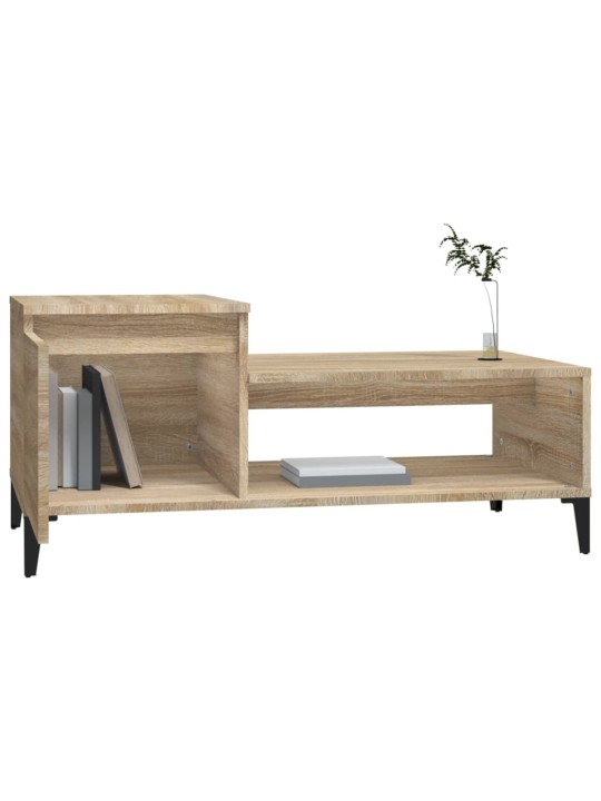 Konferenční stolek dub sonoma 100 x 50 x 45 cm kompozitní dřevo