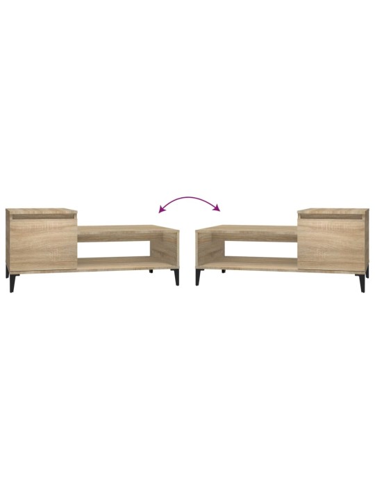 Konferenční stolek dub sonoma 100 x 50 x 45 cm kompozitní dřevo
