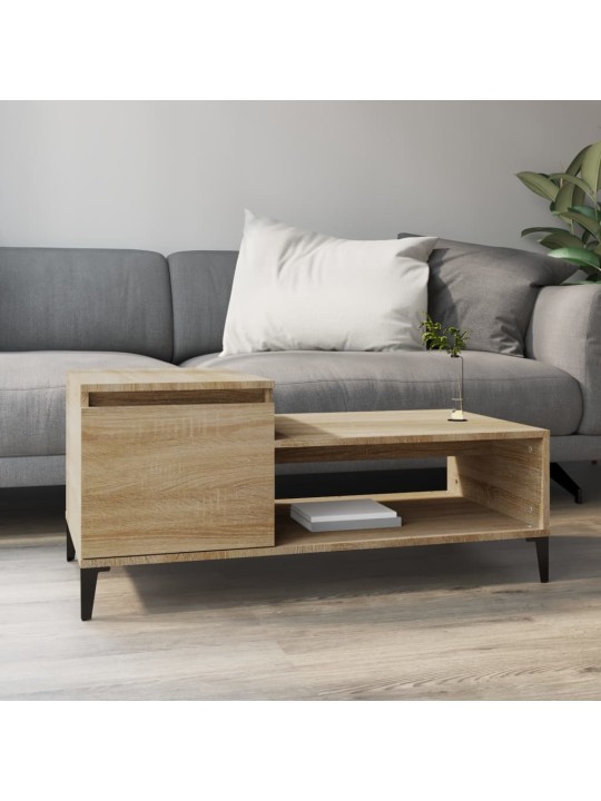 Konferenční stolek dub sonoma 100 x 50 x 45 cm kompozitní dřevo