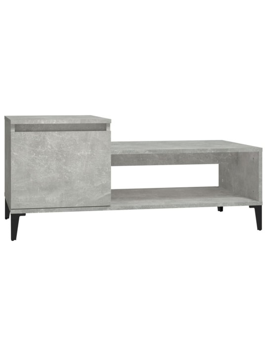 Konferenční stolek betonově šedý 100x50x45 cm kompozitní dřevo