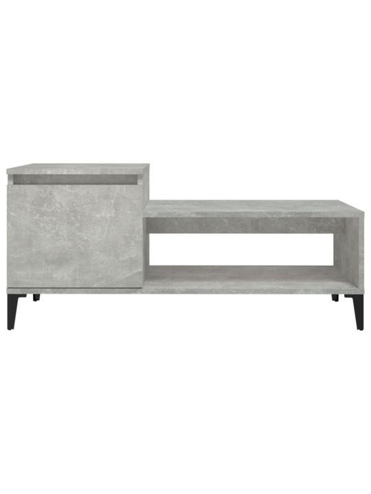Konferenční stolek betonově šedý 100x50x45 cm kompozitní dřevo