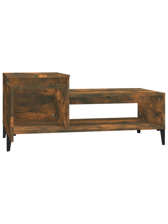 Konferenční stolek kouřový dub 100x50x45 cm kompozitní dřevo