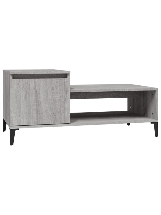 Konferenční stolek šedý sonoma 100x50x45 cm kompozitní dřevo