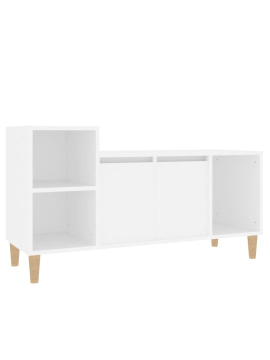 TV skříňka bílá 100x35x55 cm kompozitní dřevo